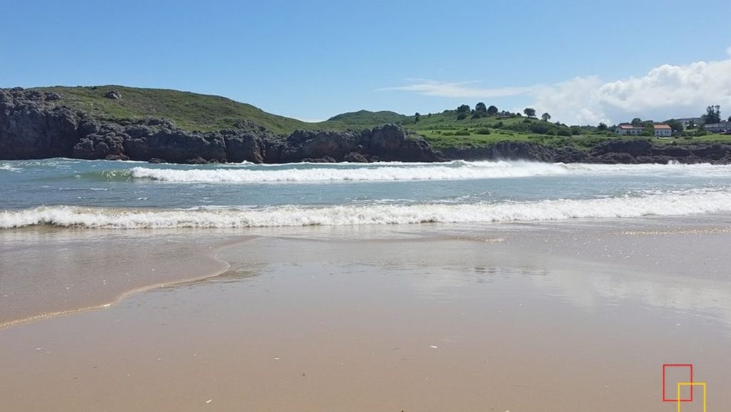 Playa Sorraos en Llanes (Asturias)