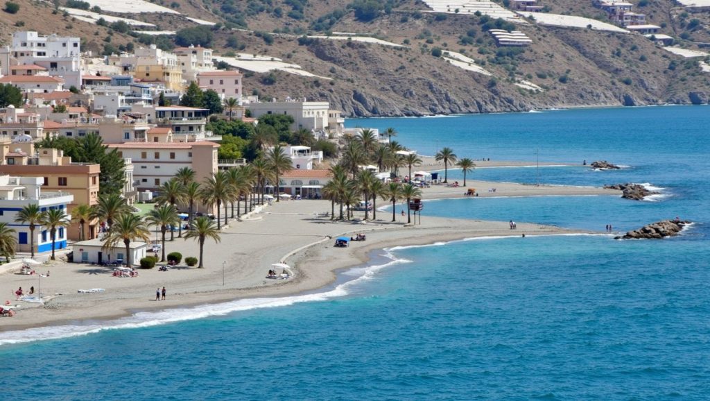 Vista general de Playa Sotillo (Castell de Ferro), Gualchos