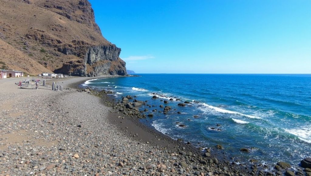 Playa Tasartico en La Aldea de San Nicolás (Gran Canaria)