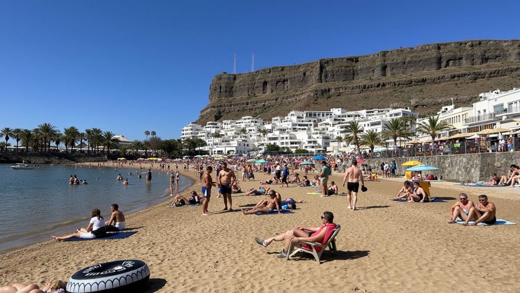 Panorámica de Playa Taurito, Gran Canaria