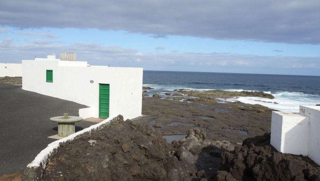 Entorno natural de Playa Teneza en Lanzarote