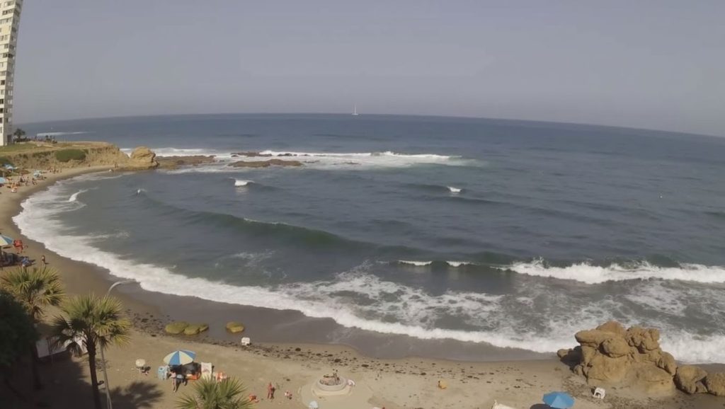 Línea de costa en Playa Torreguadiaro, San Roque