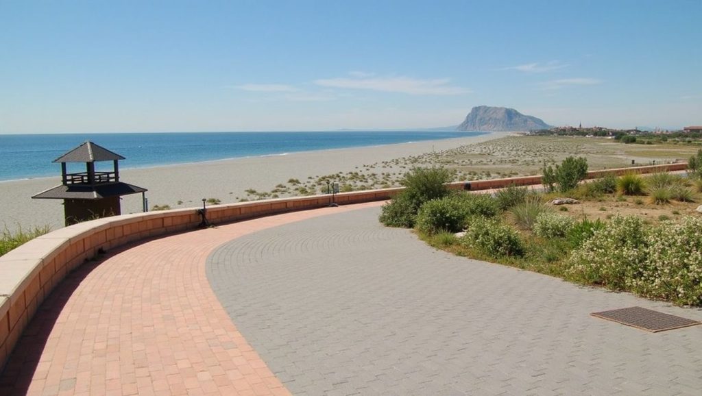 Acceso a Playa Torrenueva desde el aparcamiento, Torrenueva Costa