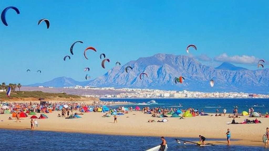 Vista general de Playa Valdevaqueros, Tarifa