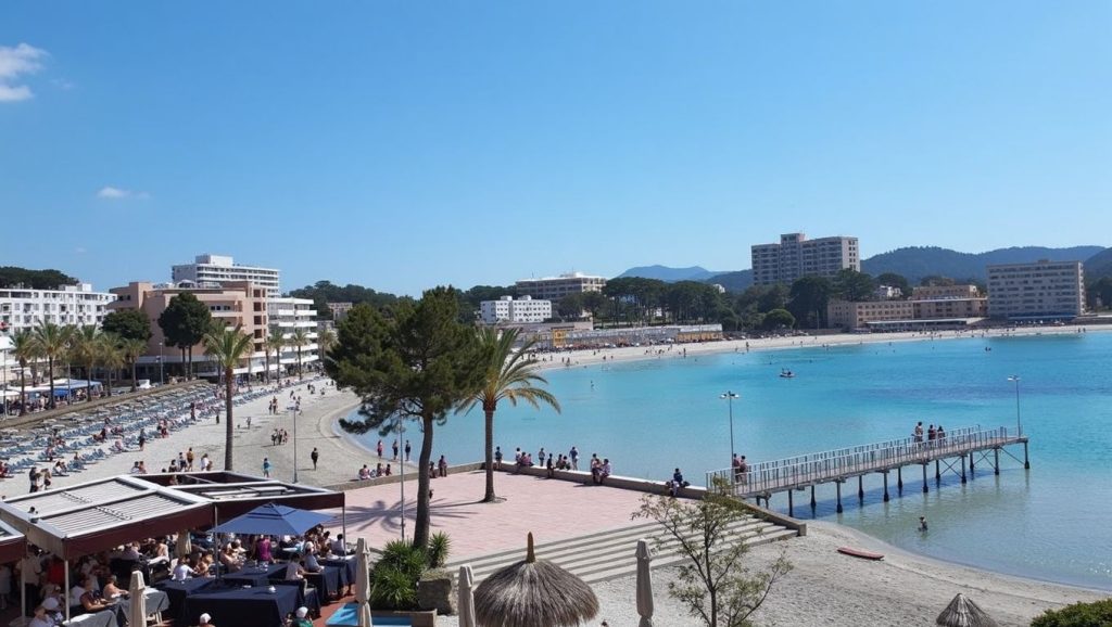 Playa de Playas de Paguera, Calvià, costa de Mallorca