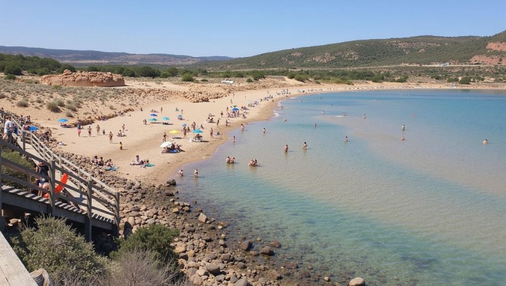 Playa Playas de Paguera desde la arena, Calvià, Mallorca