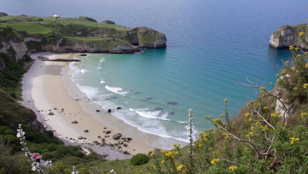 Entorno natural de Playas de Xan-Xún y Las Llanas en Asturias