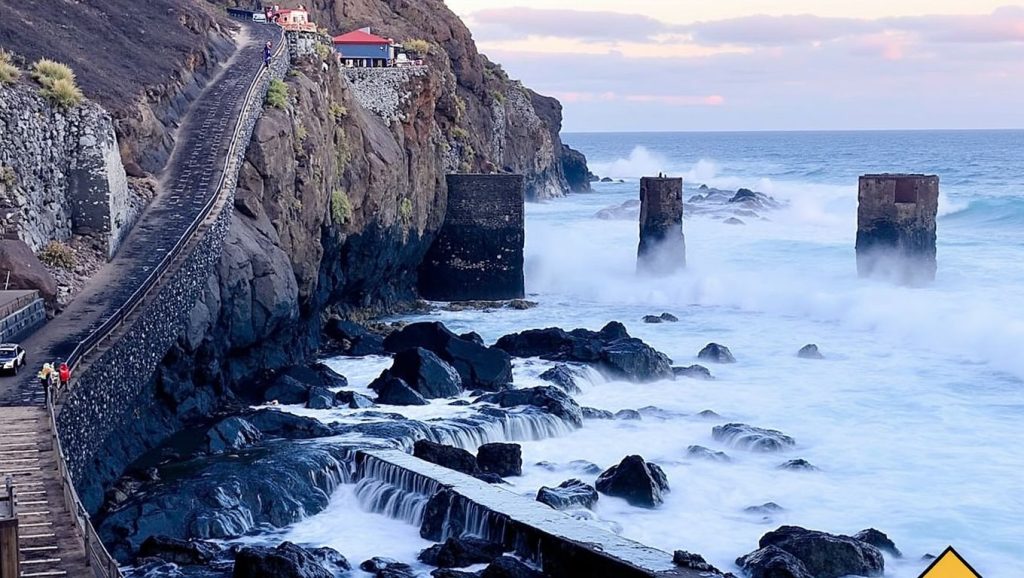 Arena volcánica de Playita del Pescante de Agulo, Agulo (La Gomera)