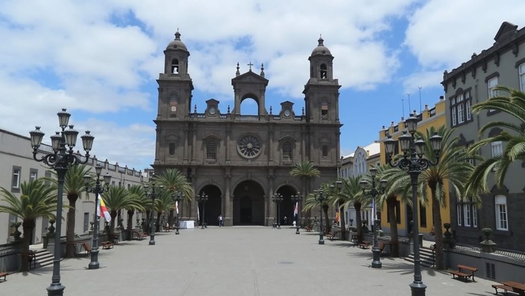 Arena volcánica de Plaza El Yoret, Las Palmas de Gran Canaria (Gran Canaria)
