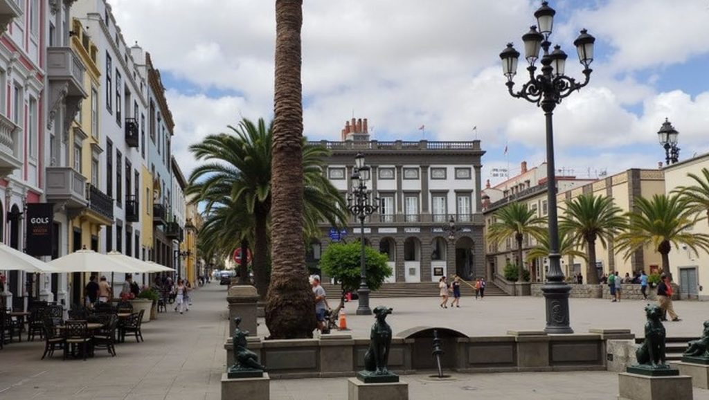 Aguas de Plaza El Yoret en Las Palmas de Gran Canaria (Gran Canaria)