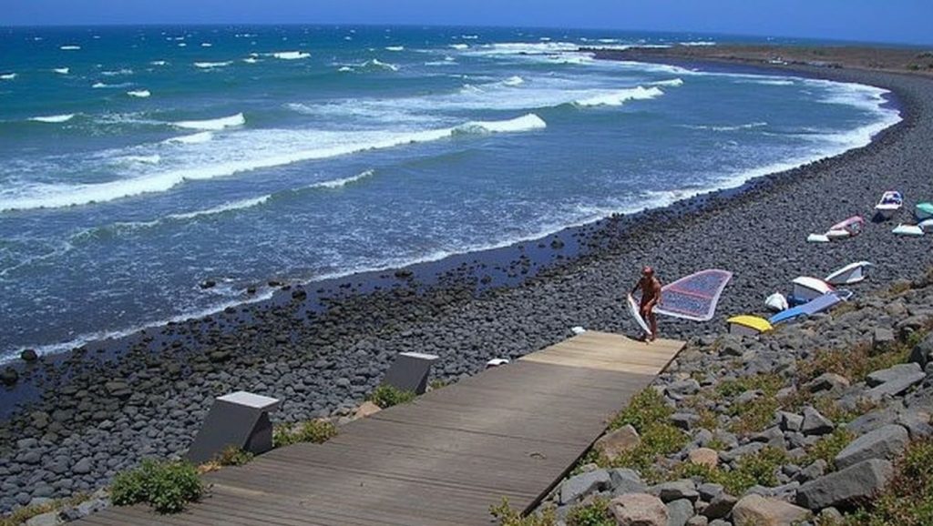 Arena volcánica de Pozo Izquierdo, Agüimes (Gran Canaria)