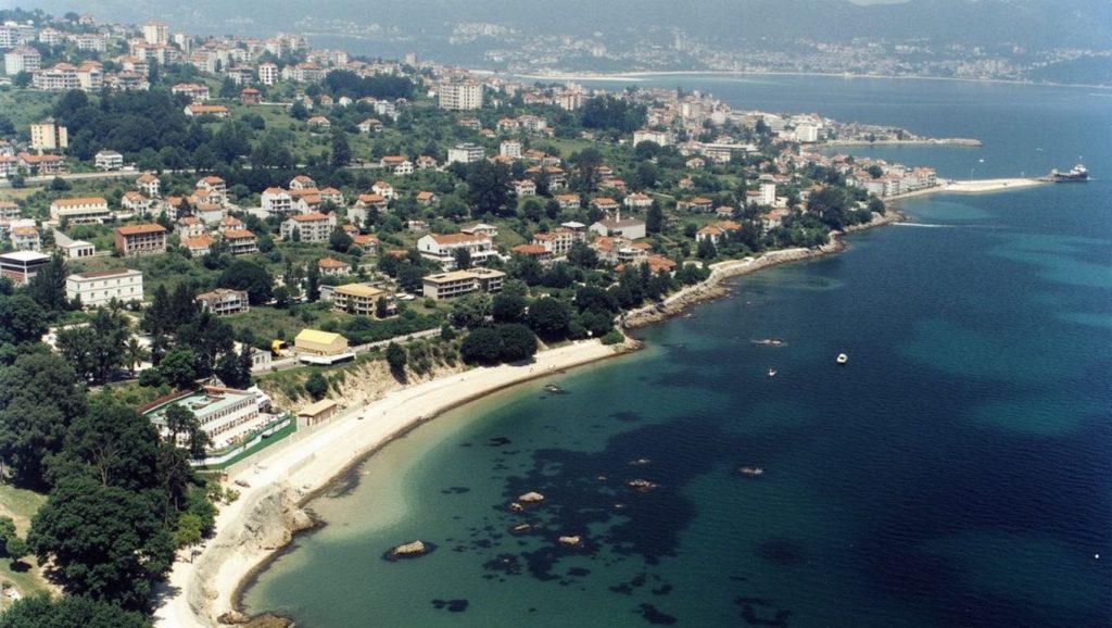 Panorámica de Praíña da Mona, Pontevedra