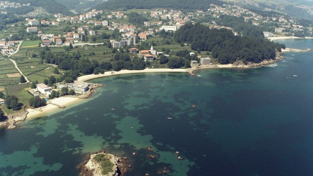 Aguas de Praíña da Mona en Moaña (Pontevedra)