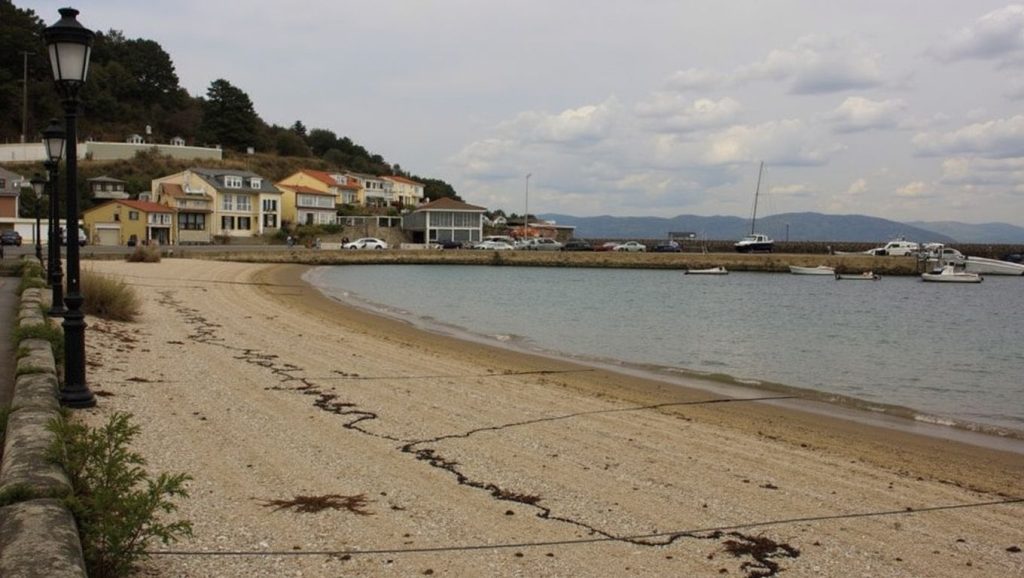 Entorno natural de Praíña da Mona en Pontevedra