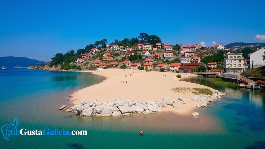 Panorámica de Praíña de Toralto de Fóra, Pontevedra