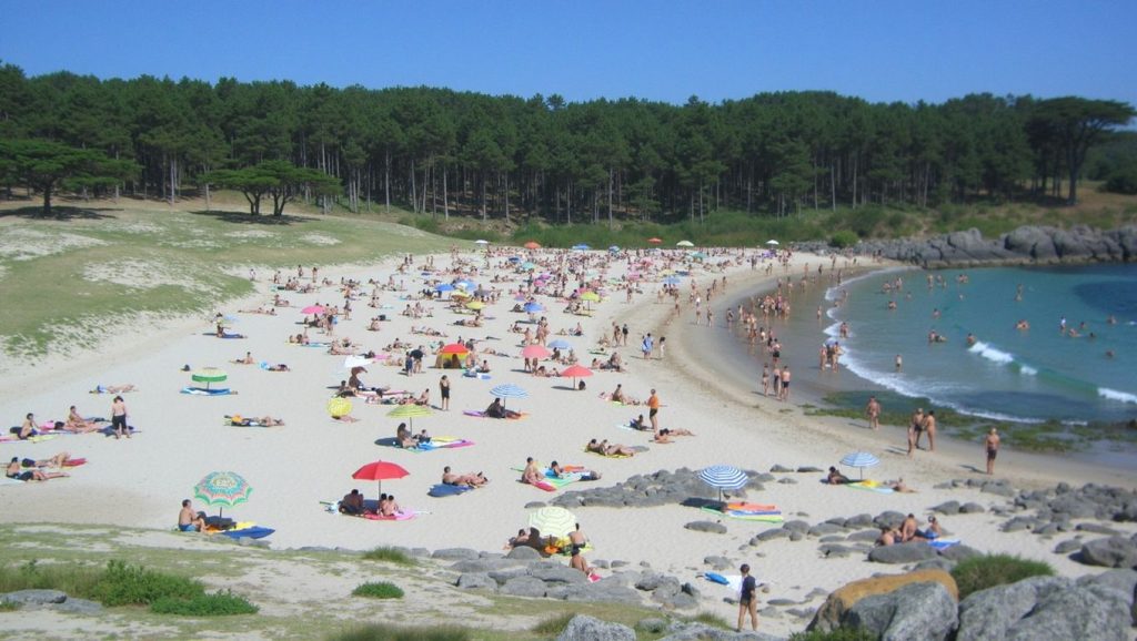 Aguas de Praíña do Cagallón en Cangas de Morrazo (Pontevedra)