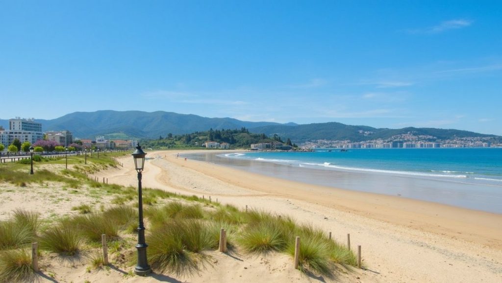 Panorámica de Praia América, Pontevedra