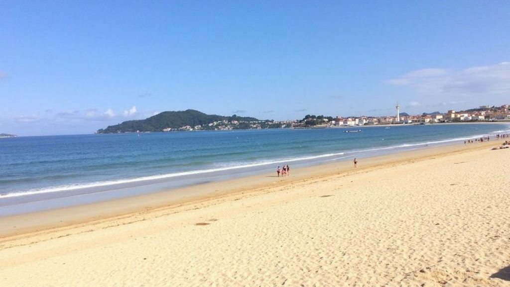 Ría y costa de Praia América en Nigrán, Pontevedra