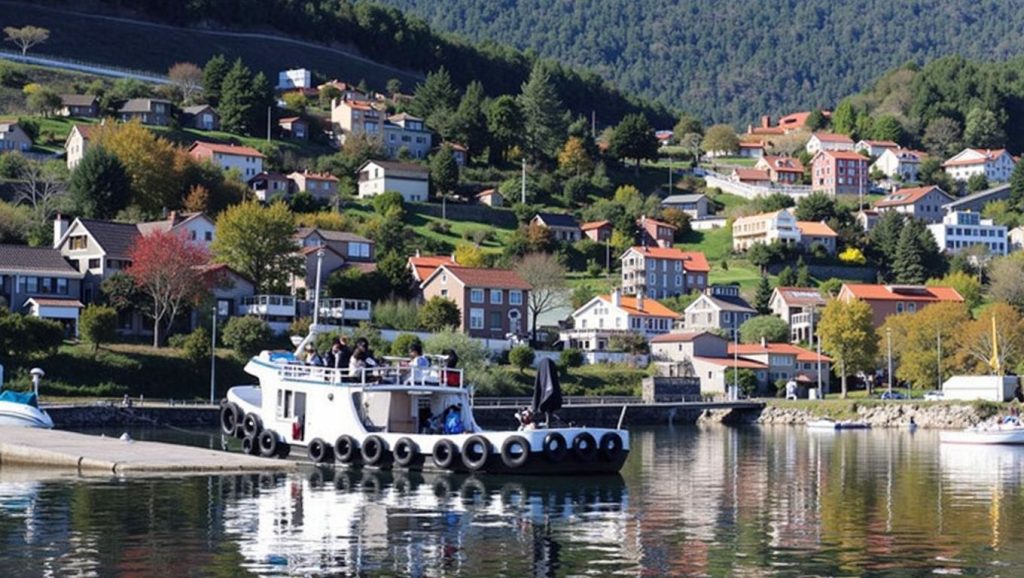 Ría y costa de Praia Areeiro en Vilaboa, Pontevedra