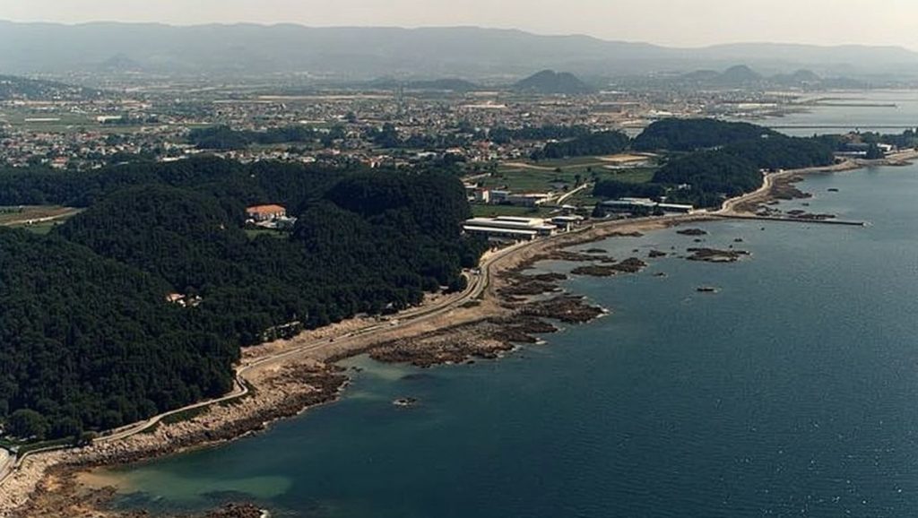 Aguas de Praia Cabalgada en Vilanova de Arousa (Pontevedra)