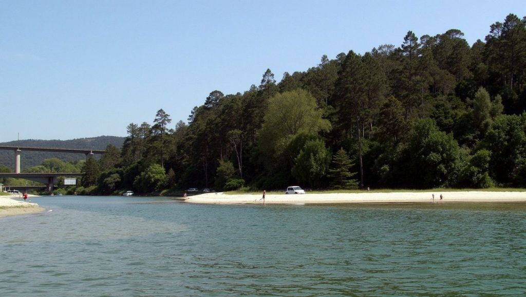 Praia da Abeleira en Paderne (A Coruña)