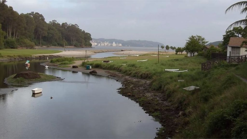 Panorámica de Praia da Abeleira, A Coruña