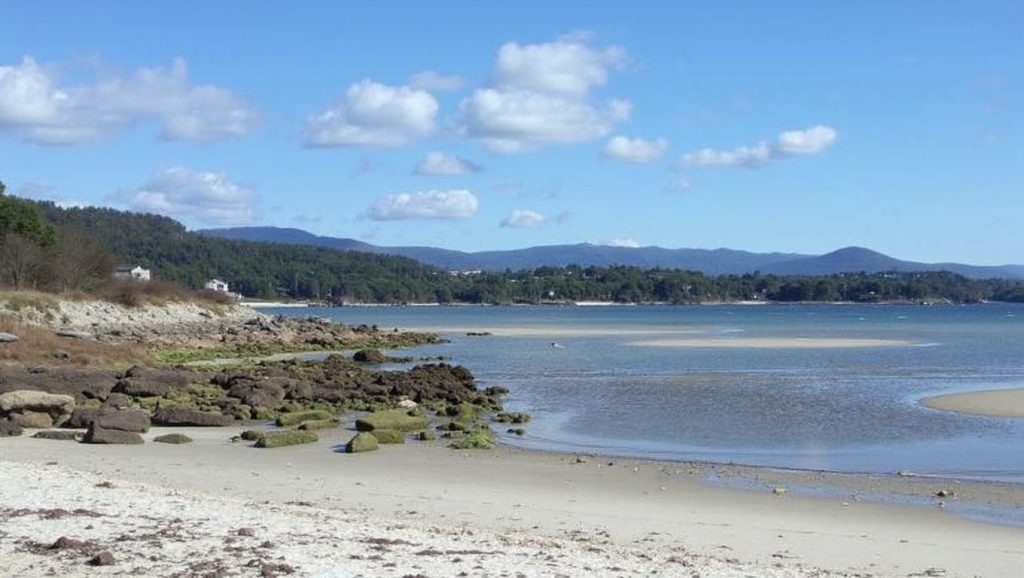 Entorno natural de Praia da Abeleira en A Coruña