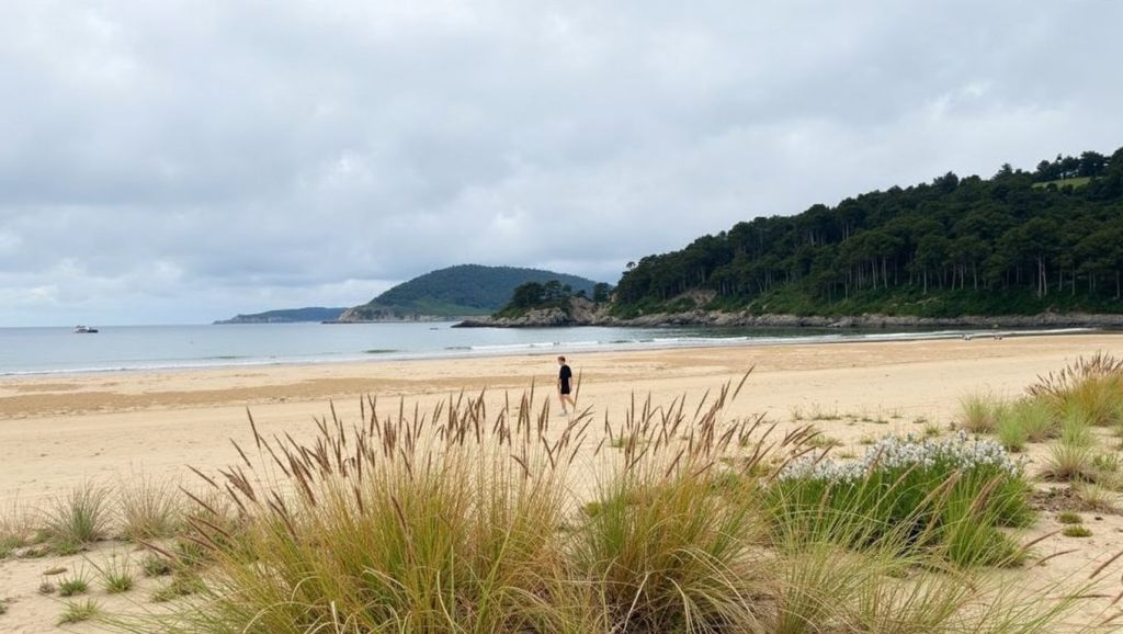 Praia da Abrela en O Vicedo (Lugo)
