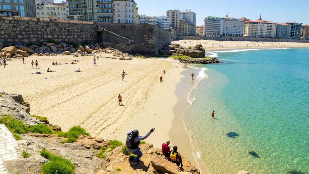 Alrededores de Praia da Agramuíña, Galicia