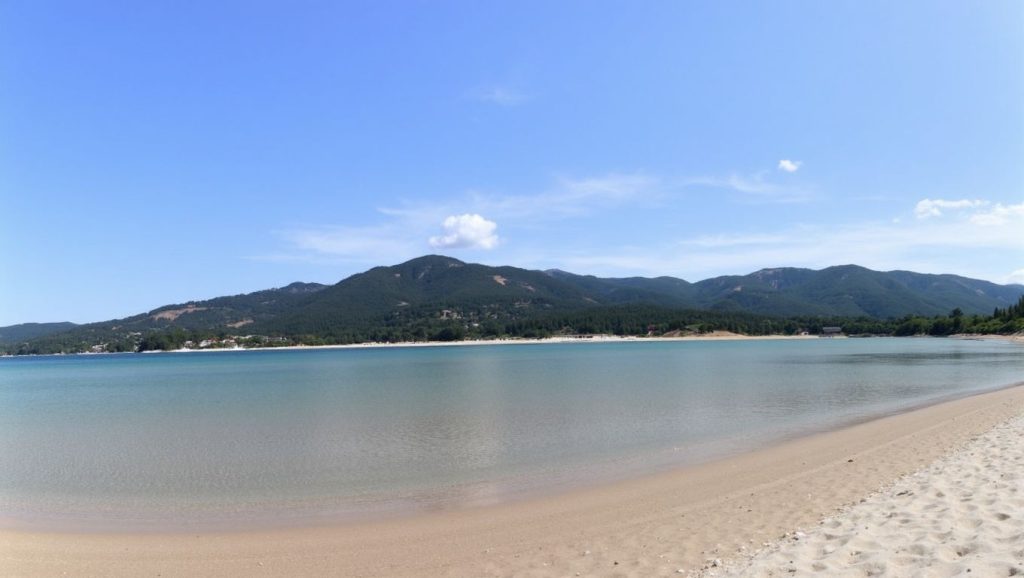 Playa da Aguieira en Galicia, A Coruña