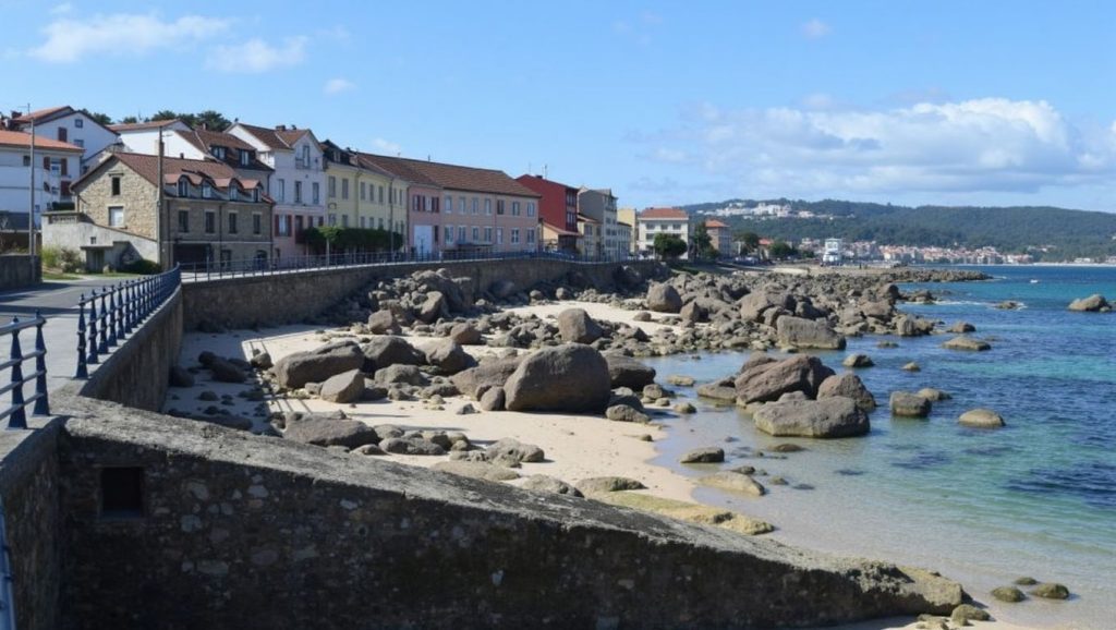 Arena de Praia da Ameixida, Ribeira (Pontevedra)