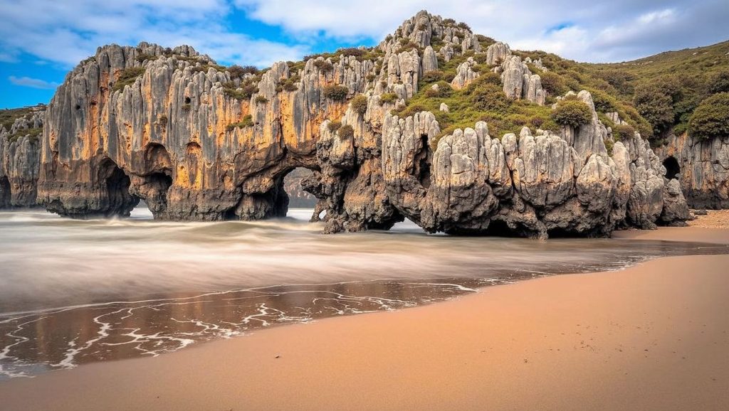 Panorámica de Praia da Arbosa, Asturias