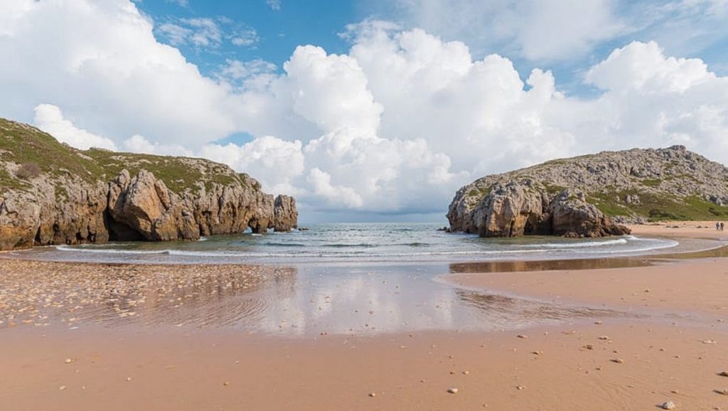 Entorno natural de Praia da Arbosa en Asturias