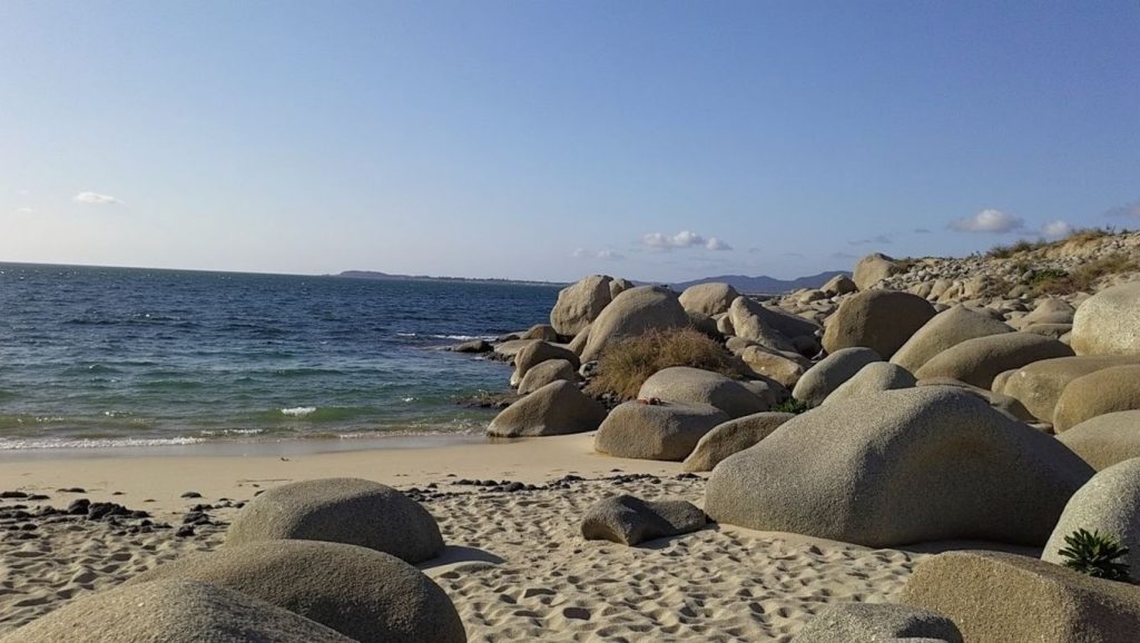 Costa de Praia da Area Basta en Ribeira, Pontevedra