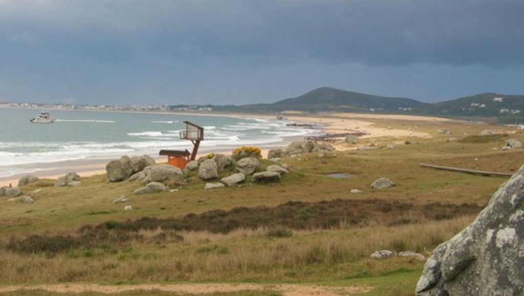 Entorno natural de Praia da Area Basta en Pontevedra