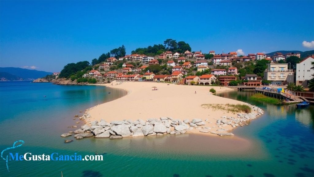 Aguas de Praia da Area da Illa en Marín (Pontevedra)