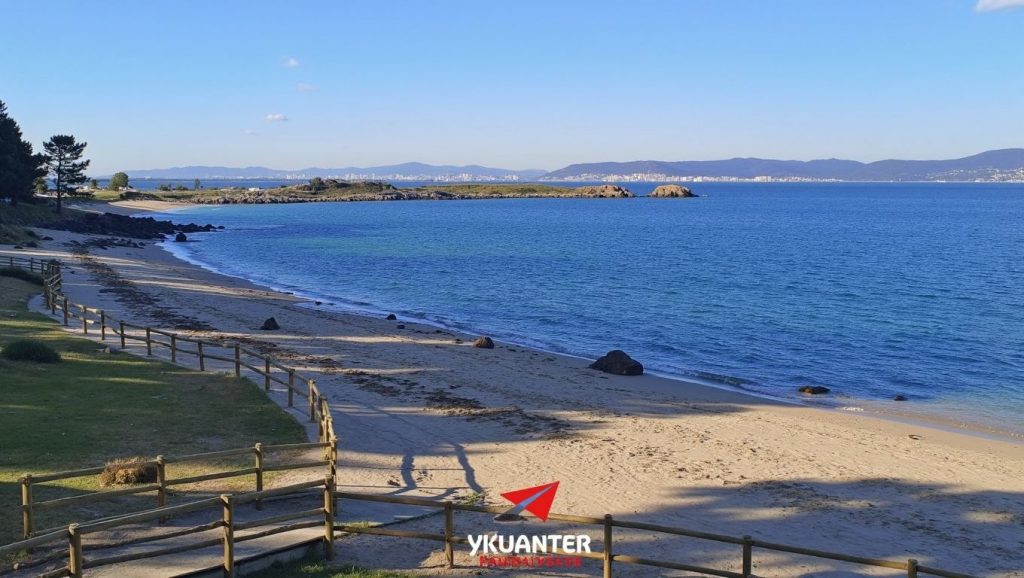 Playa da Area da Secada en Galicia, A Coruña
