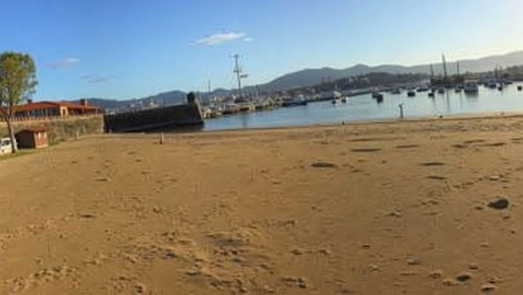 Aguas de Praia da Area dos Bois en Ribeira (Pontevedra)