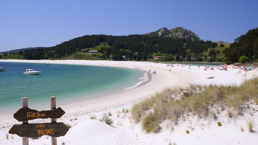 Arena de Praia da Area dos Cans, Bueu (Pontevedra)