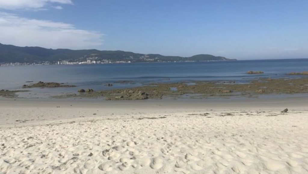 Panorámica de Praia da Area Fofa, Pontevedra