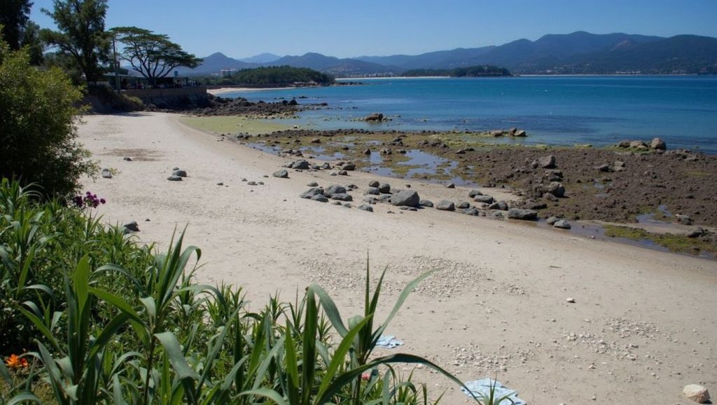 Arena de Praia da Area Fofa, Nigrán (Pontevedra)