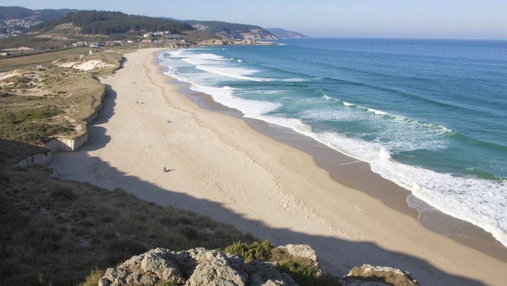 Praia da Area Grande en Arteixo (A Coruña)