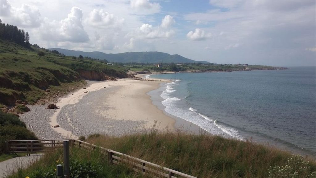 Panorámica de Praia da Area Longa, Lugo