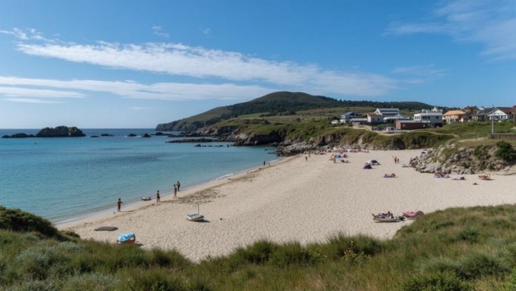 Aguas de Praia da Area Pequena en Ferrol (A Coruña)