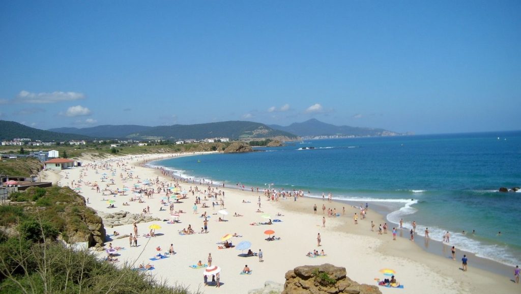 Aguas de Praia da Areoura en Foz (Lugo)