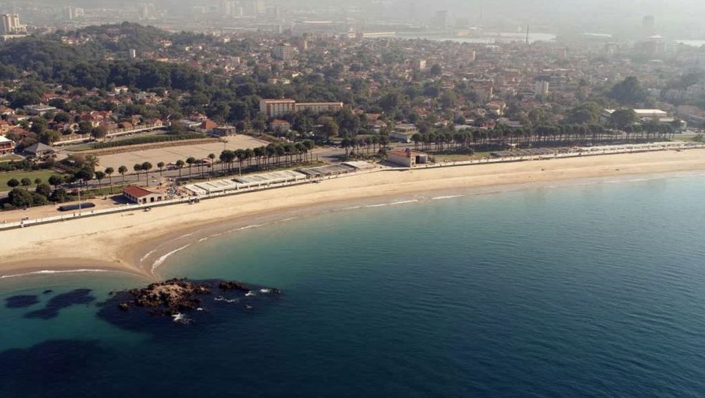 Aguas de Praia da Argazada en Vigo (Pontevedra)