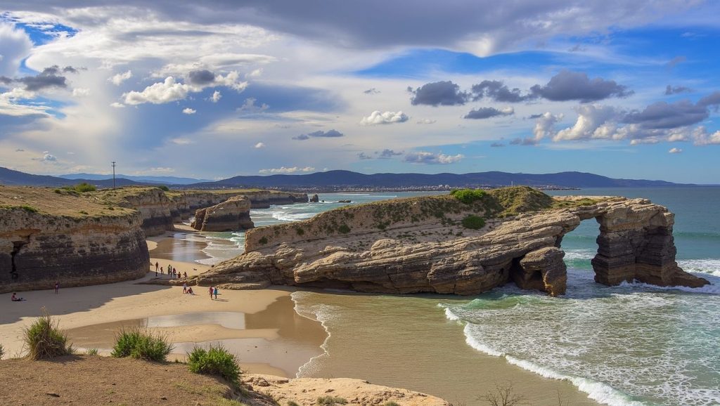 Panorámica de Praia da Arnela, Asturias