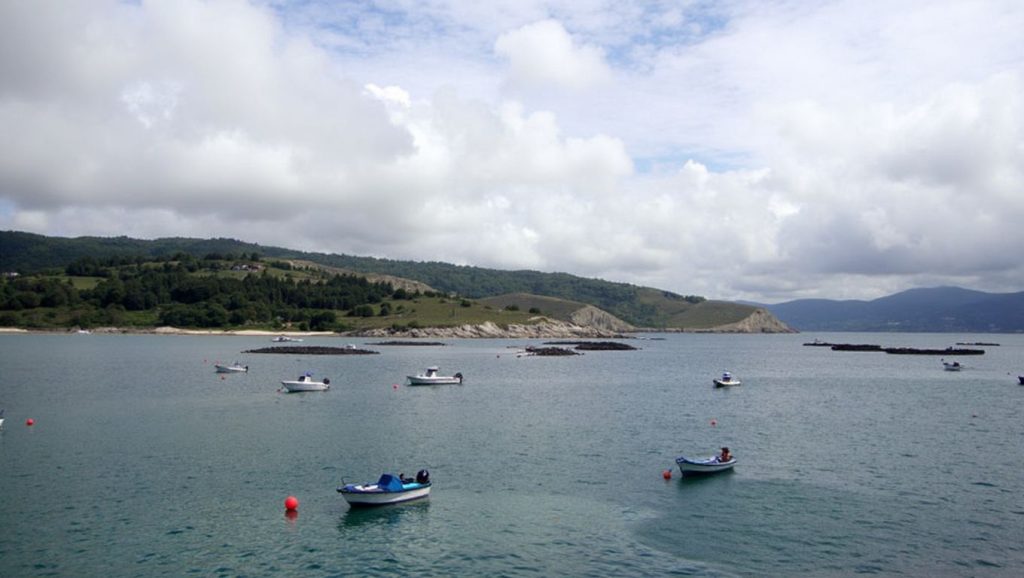 Panorámica de Praia da Arnela, A Coruña