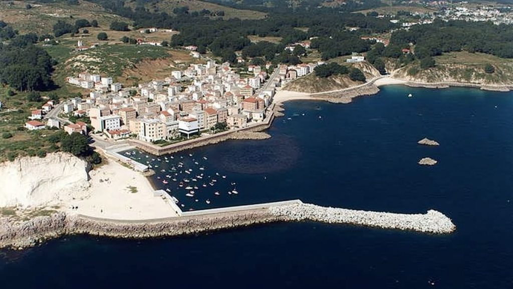 Entorno natural de Praia da Arnela en A Coruña