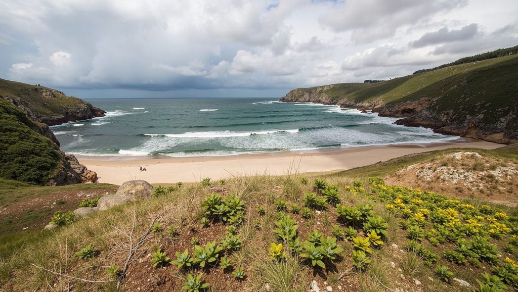 Praia da Arnela Grande en A Laracha (A Coruña)